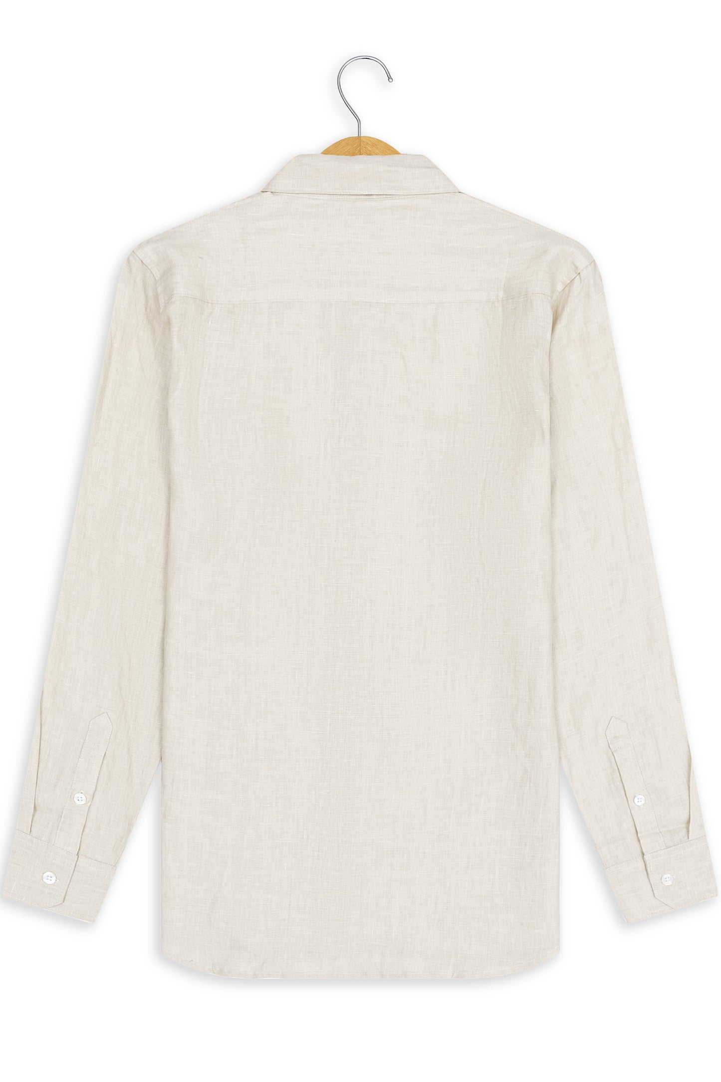 Krasiv Men's Linen Shirt Long Sleeve Summer Beach 100% Linen