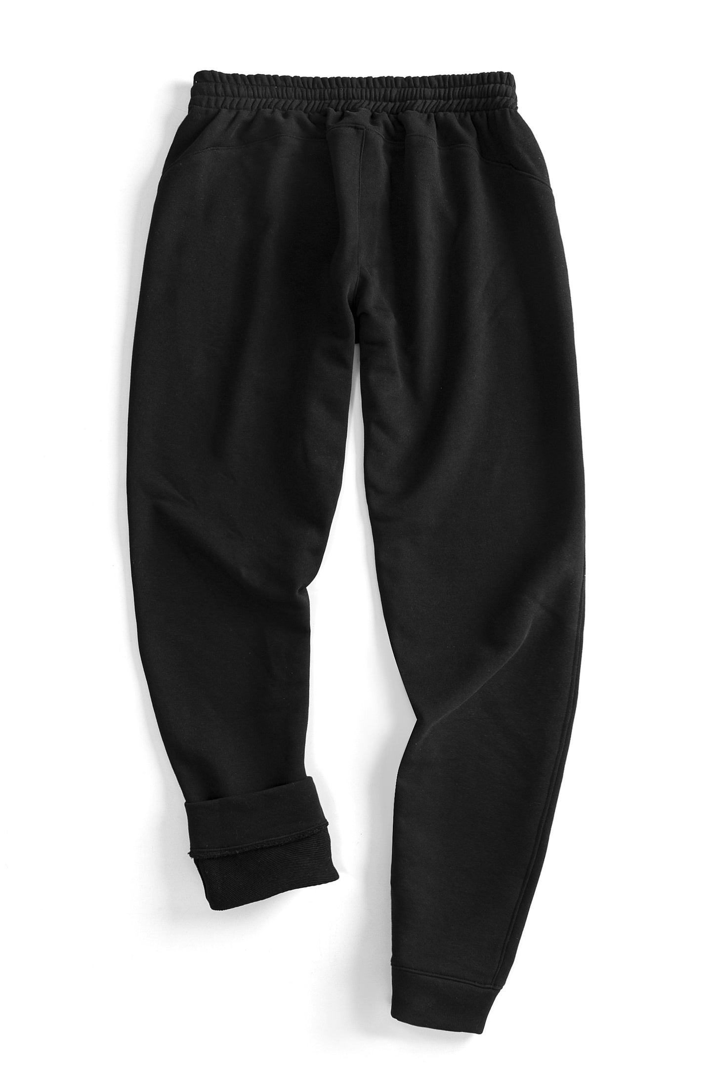 Krasiv Men's Sweatpants Winter Fleece Sporty Athletic Gym Jogger Zipper Pockets Internal Drawstring