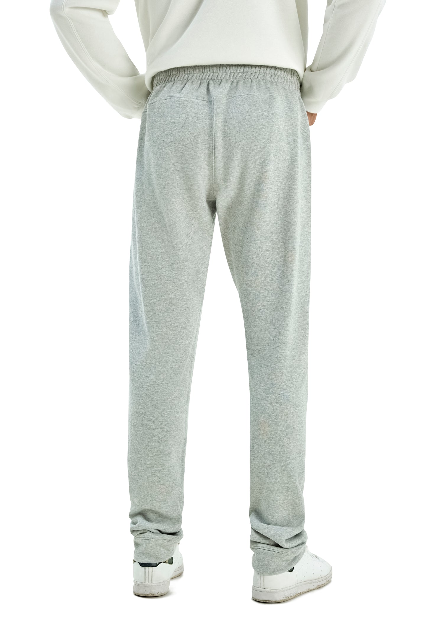 Krasiv Men's Sweatpants Winter Fleece Sporty Athletic Gym Jogger Zipper Pockets Internal Drawstring