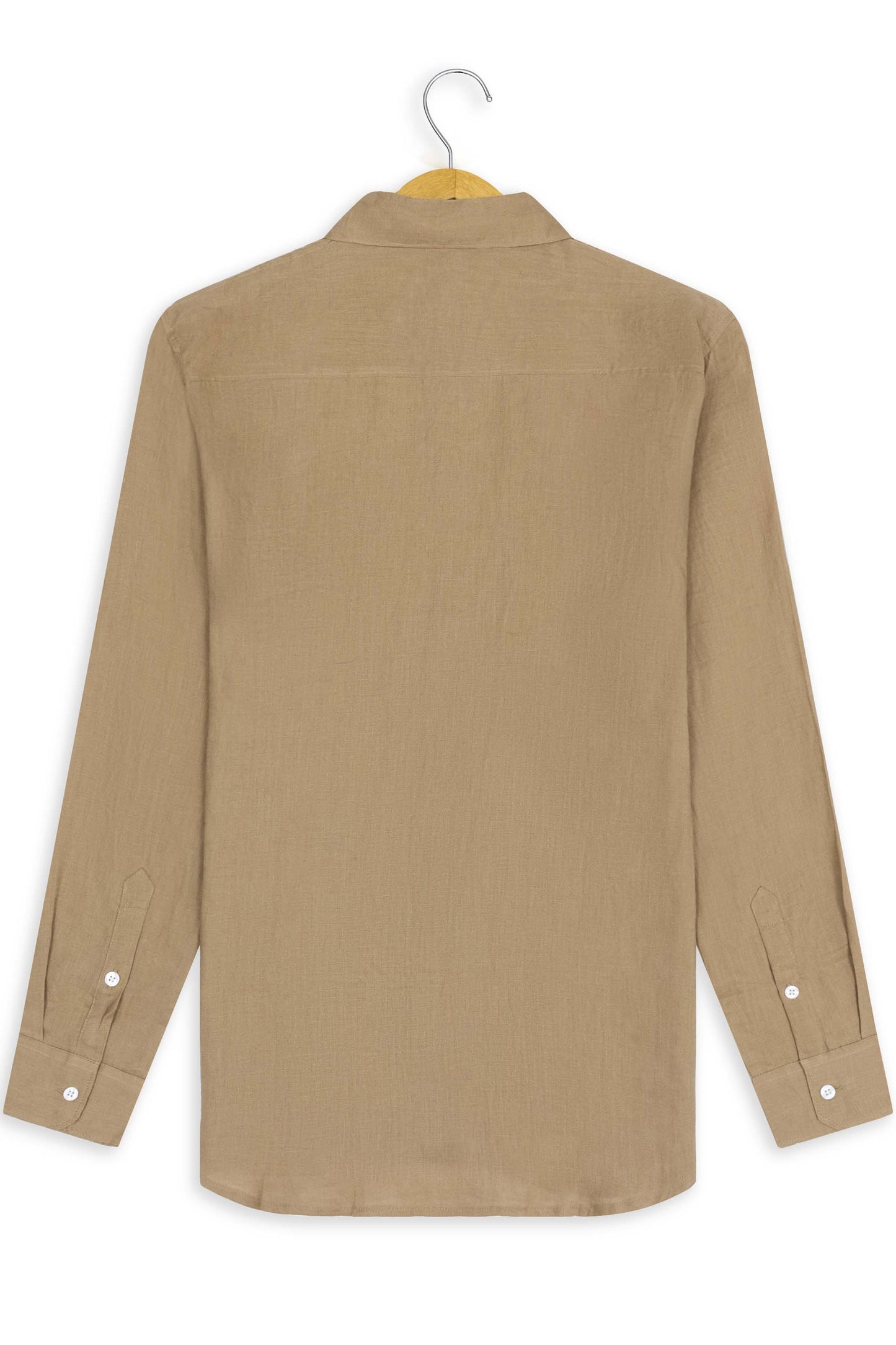 Krasiv Men's Linen Shirt Long Sleeve Summer Beach 100% Linen