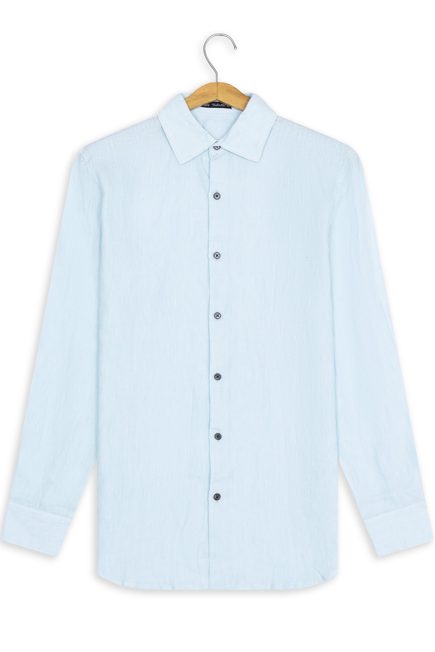 Krasiv Men's Linen Shirt Long Sleeve Summer Beach 100% Linen