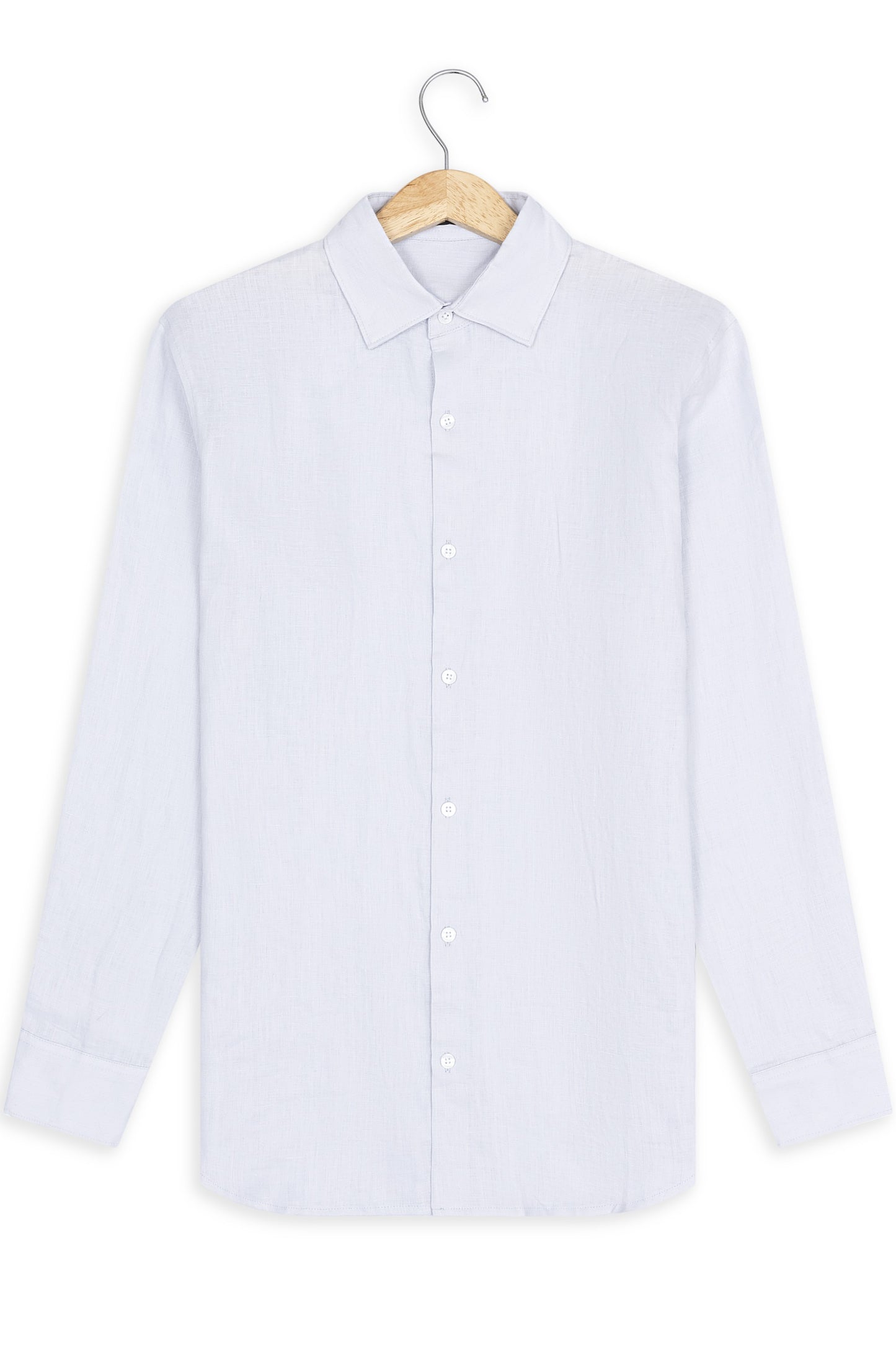 Krasiv Men's Linen Shirt Long Sleeve Summer Beach 100% Linen