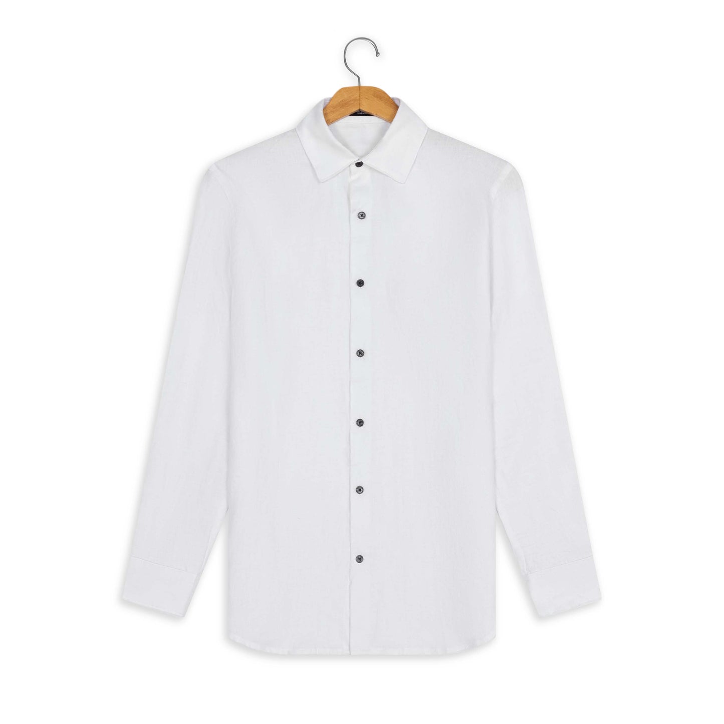 Krasiv Men's Linen Shirt Long Sleeve Summer Beach 100% Linen