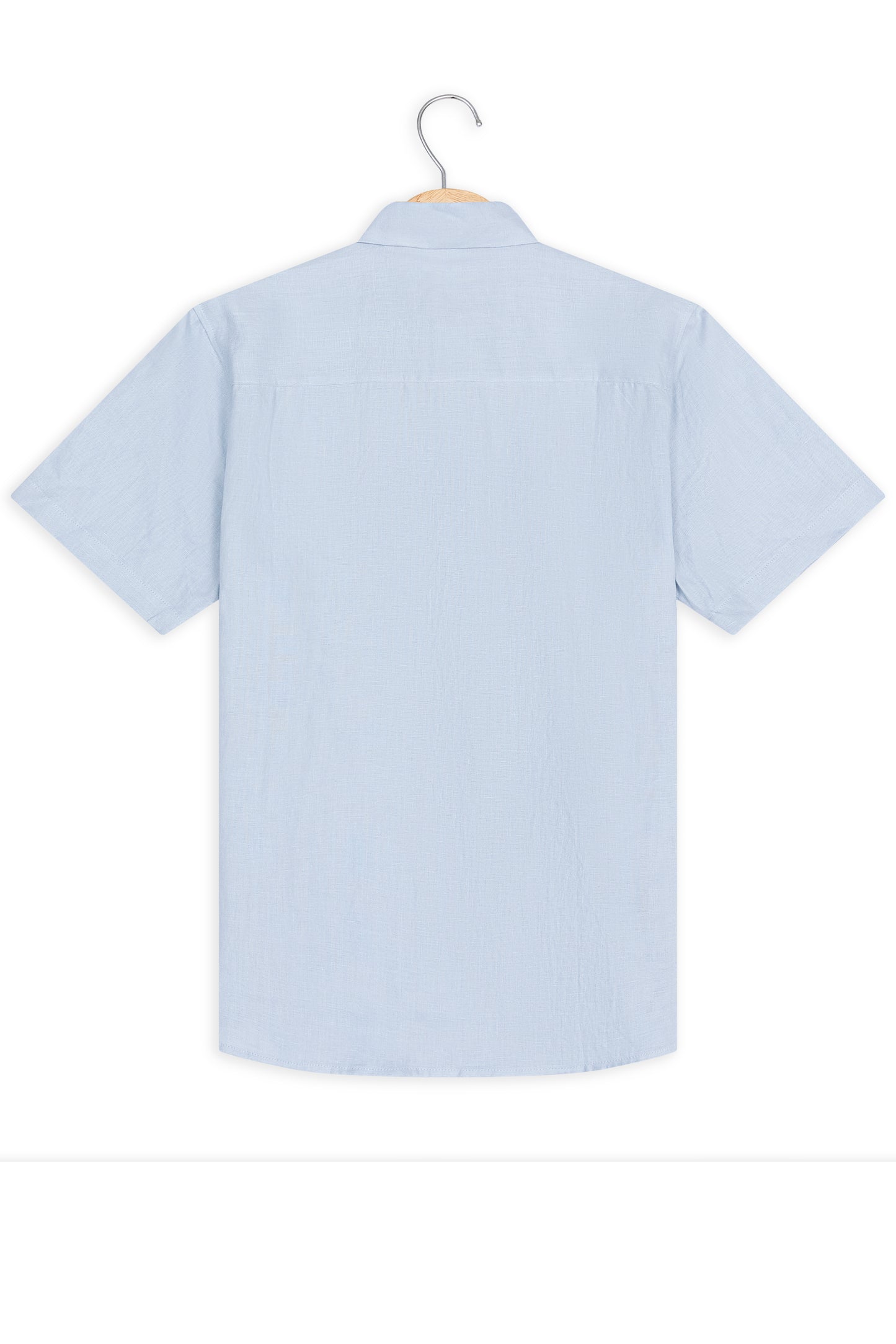 Krasiv Men's Short Sleeve Linen Shirt Casual Summer Beach 100% Linen