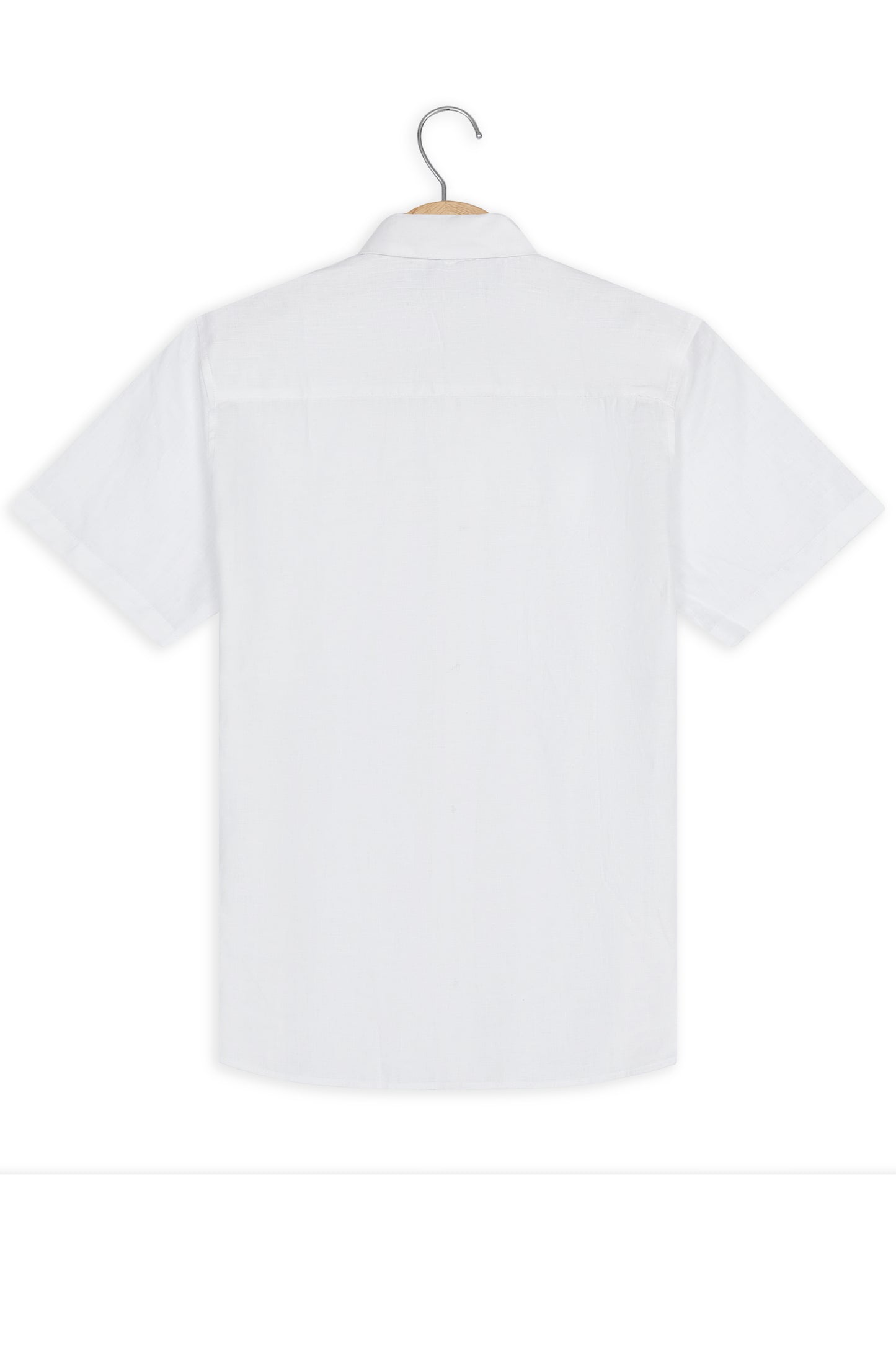 Krasiv Men's Short Sleeve Linen Shirt Casual Summer Beach 100% Linen